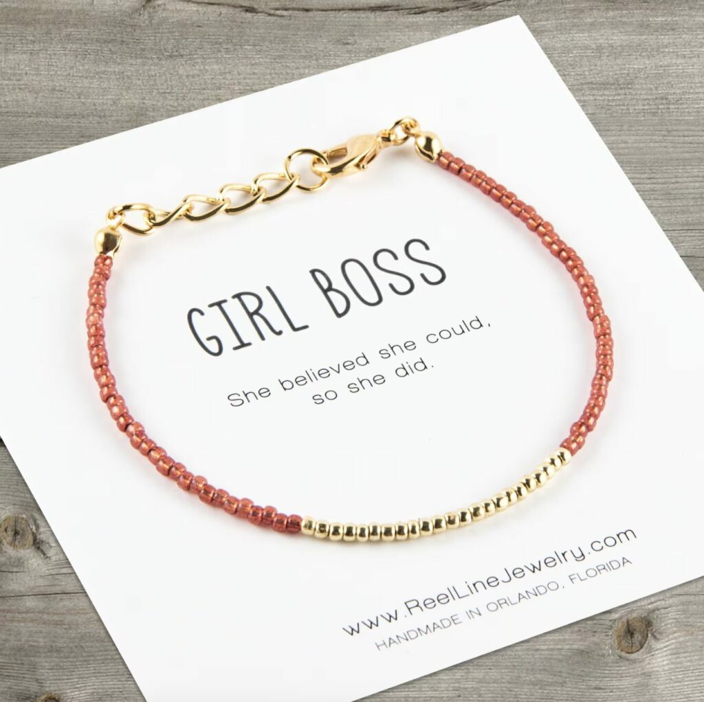 Girl Boss bracelet for strong Aries
